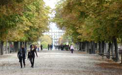 秋のリュクサンブール公園