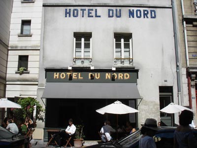 フランス パリ 北ホテル