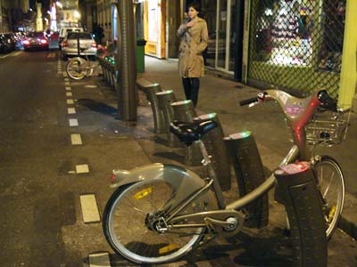 フランス パリ ヴェリブ velib