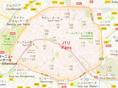 フランス パリ 地図