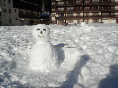 雪だるま作ろう！