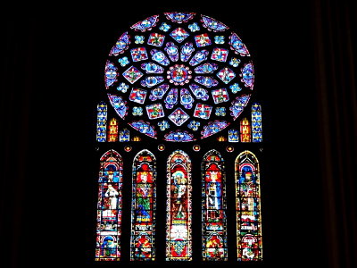 シャルトル ノートルダム大聖堂のステンドグラス